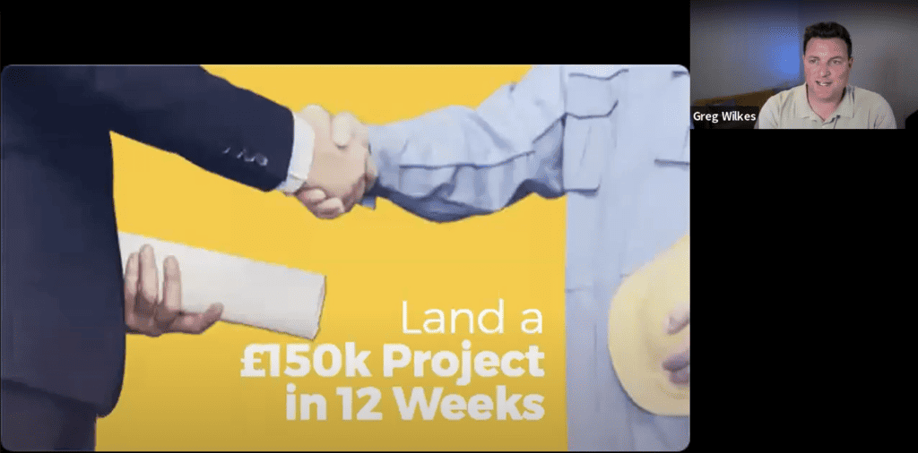 Land a £150k+ project in 12 weeks